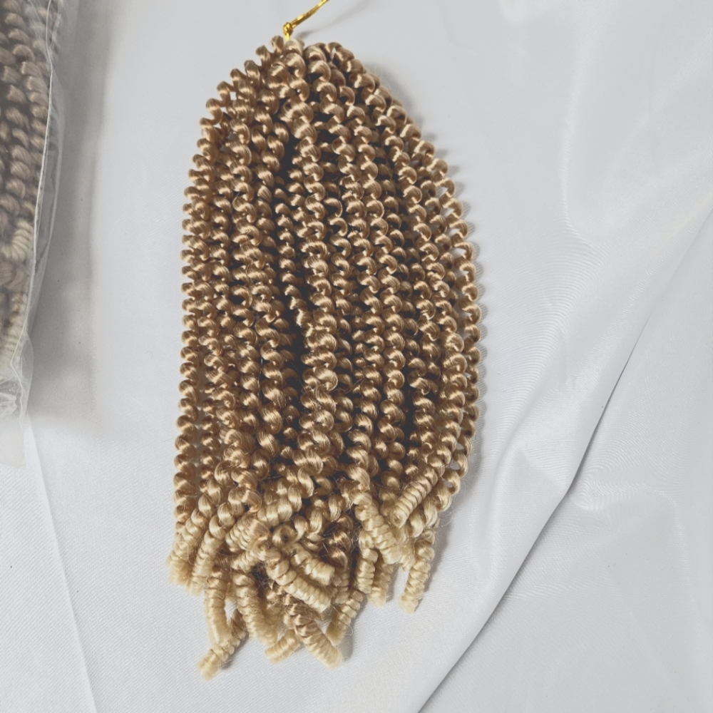 Blonde‎ Curly Hair Extensions 12" 6 In Package